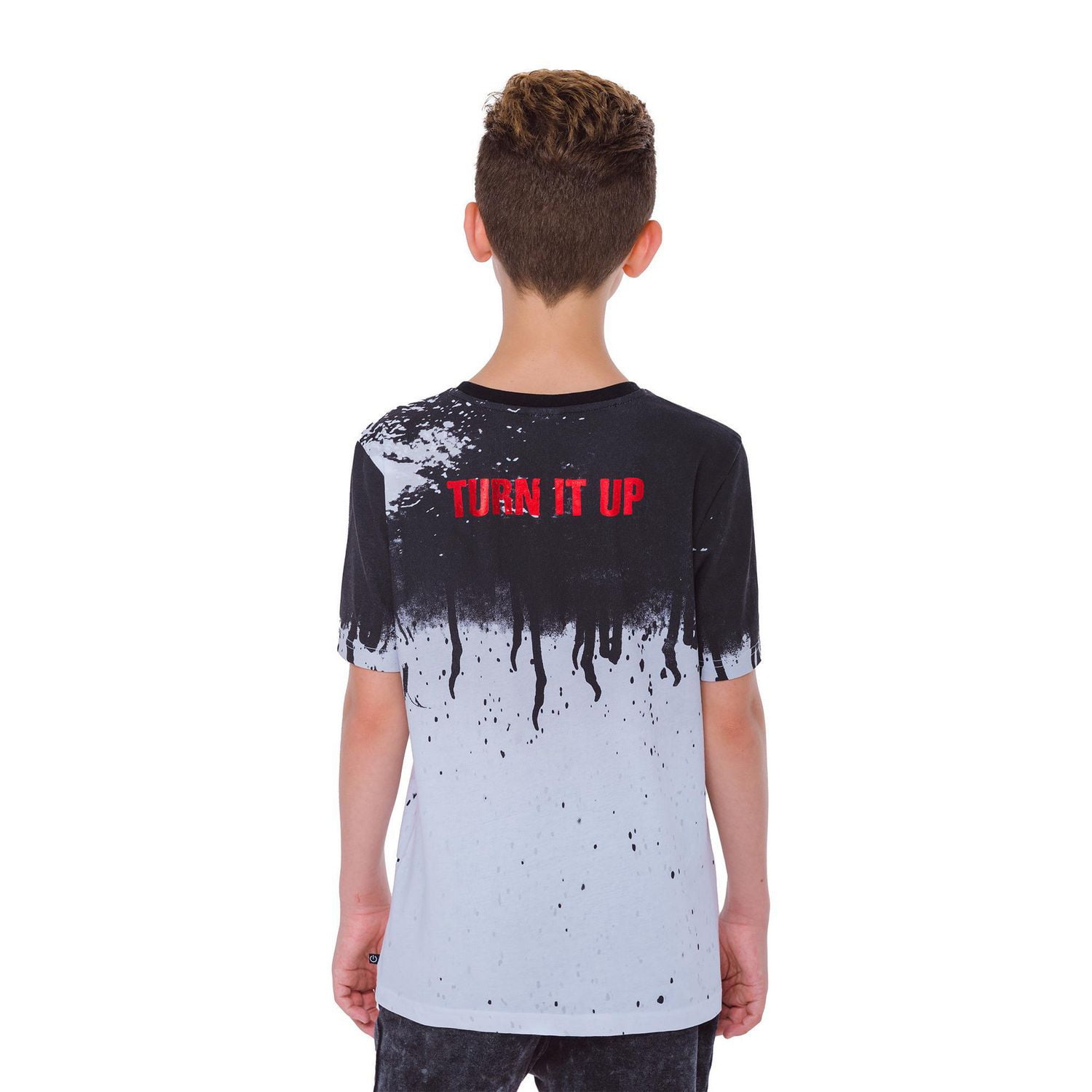 Garçon Mini Pop T-shirt Turn Up The Beat pour enfant