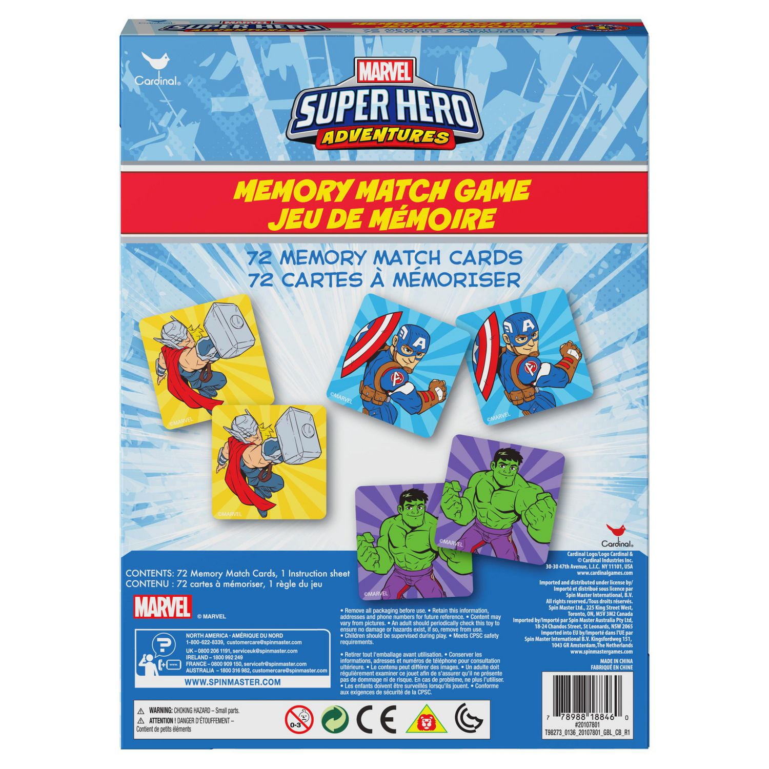 Marvel Super Hero Adventures Memory Match Game - Walmart.ca