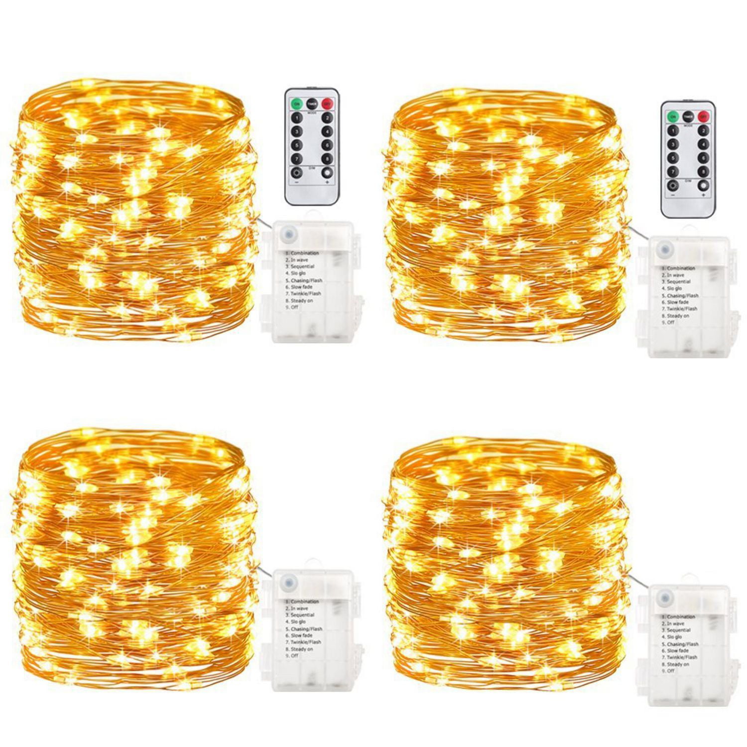 Sterno Home 50Count BatteryPowered LED Fairy String Lights with