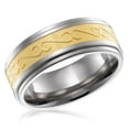 thumbnail image 1 of QUINTESSENTIAL TITANIUM 8MM RING W/ SWIRL, 1 of 3