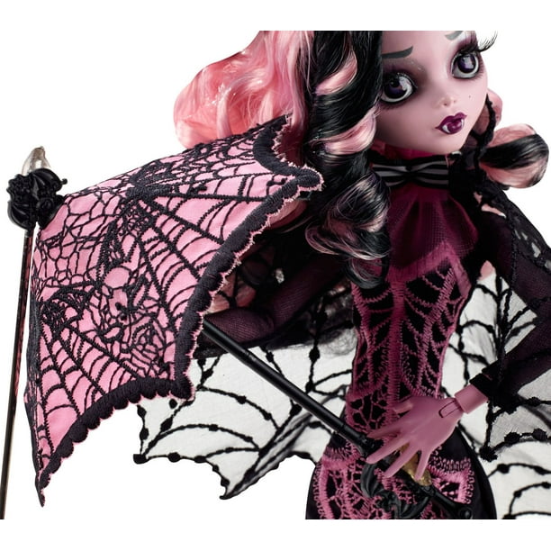 Poupée Monster High Draculaura, édition spéciale Howliday, robe rose et  noire, haute couture, collection de vacances, cadeaux pour filles et  garçons 