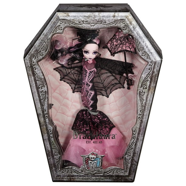 Poupée Monster High Draculaura, édition spéciale Howliday, robe rose et  noire, haute couture, collection de vacances, cadeaux pour filles et  garçons 