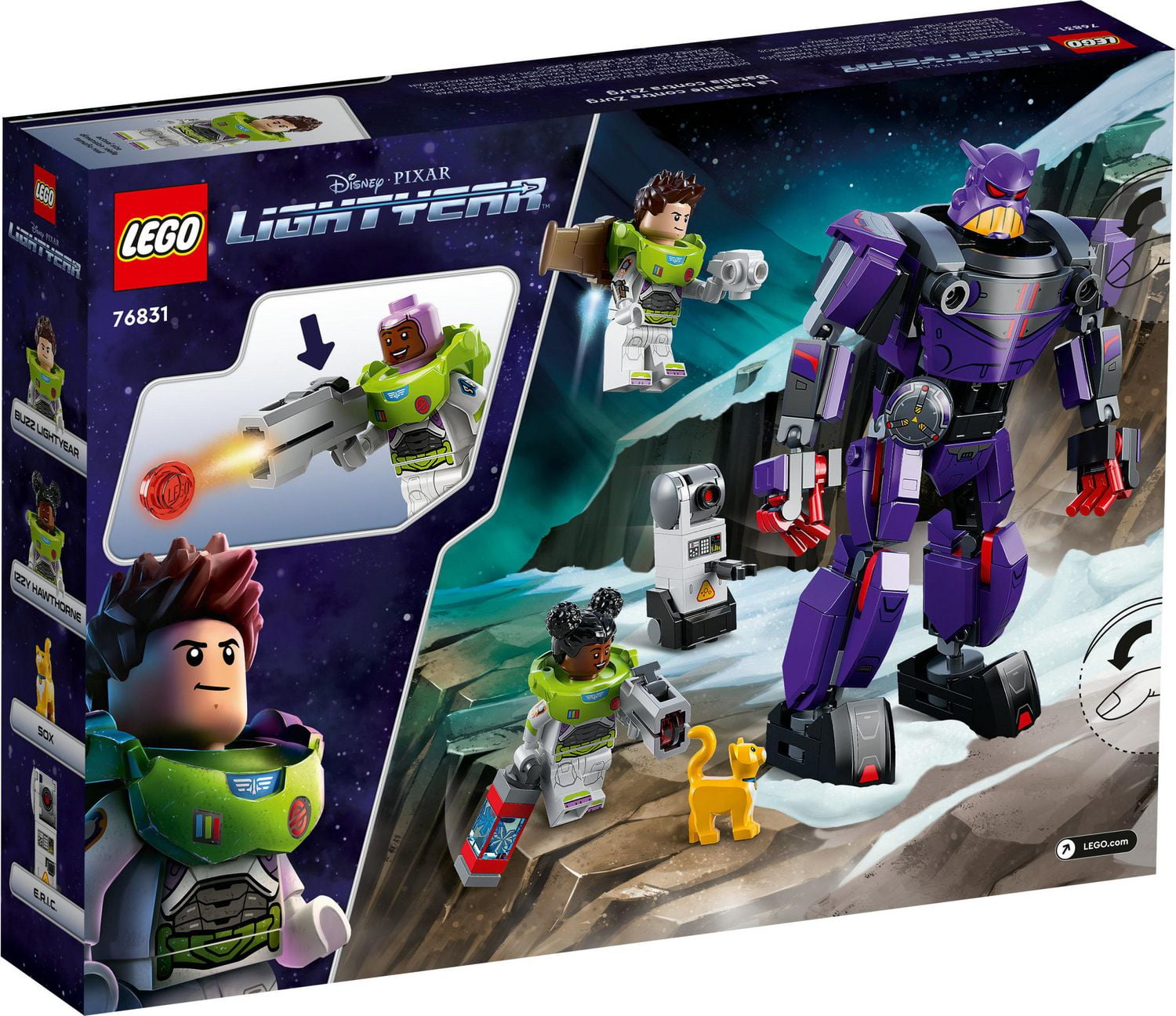 LEGO Lightyear Zurg Battle 76831 Toy Building Kit 261 Pieces Walmart