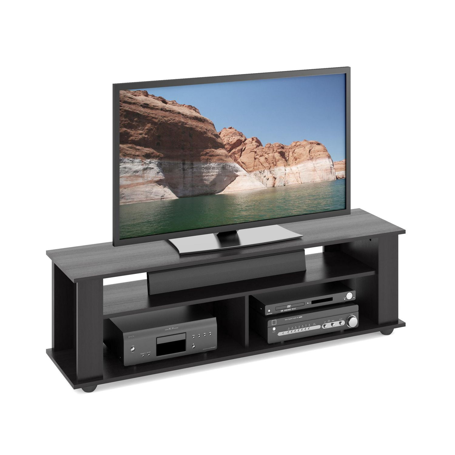 CorLiving Bakersfield Ravenwood Black TV Stand Walmart Canada