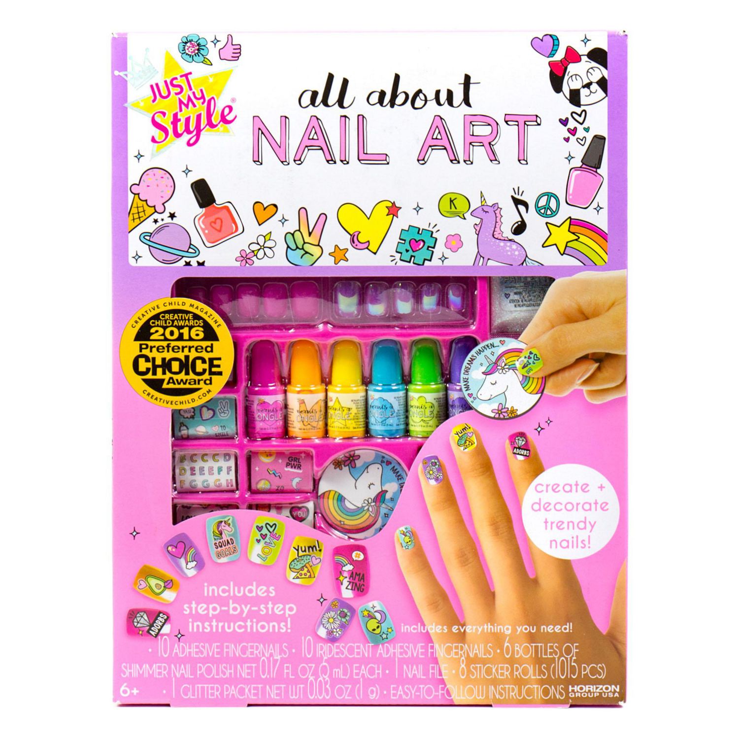 Cool Maker, GO GLAM Nail Surprise Manicure Set avec faux ongles et vernis à  caractéristique surprise (les styles peuvent varier), kit de manucure pour  enfants à partir de 8 ans Cool Maker