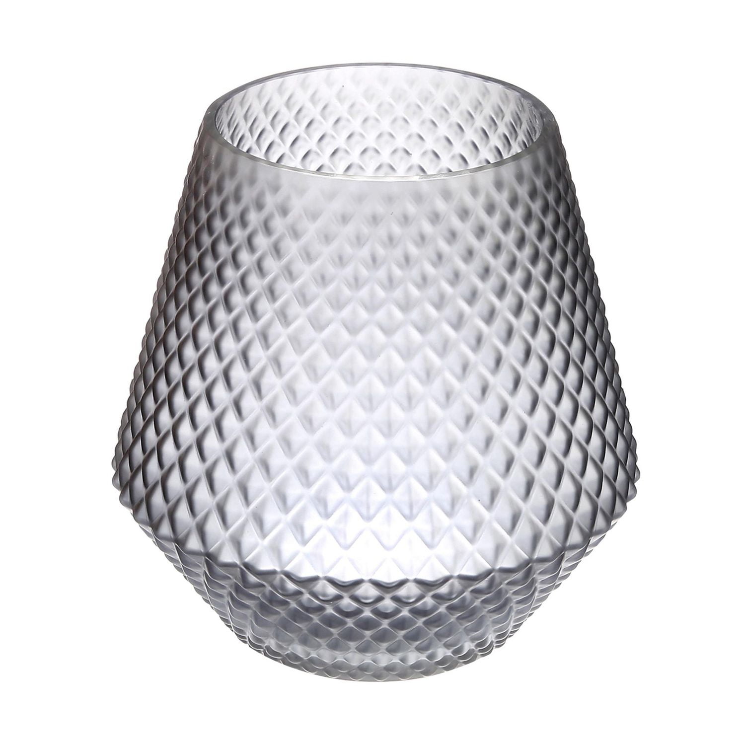 hometrends Frosted White Glass Vase Walmart Canada