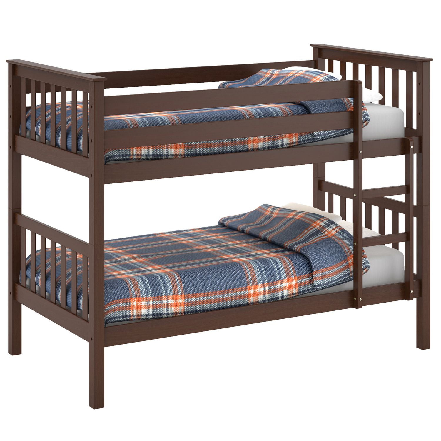 CorLiving Monterey Collection Espresso Brown Stained Solid Wood Bunk