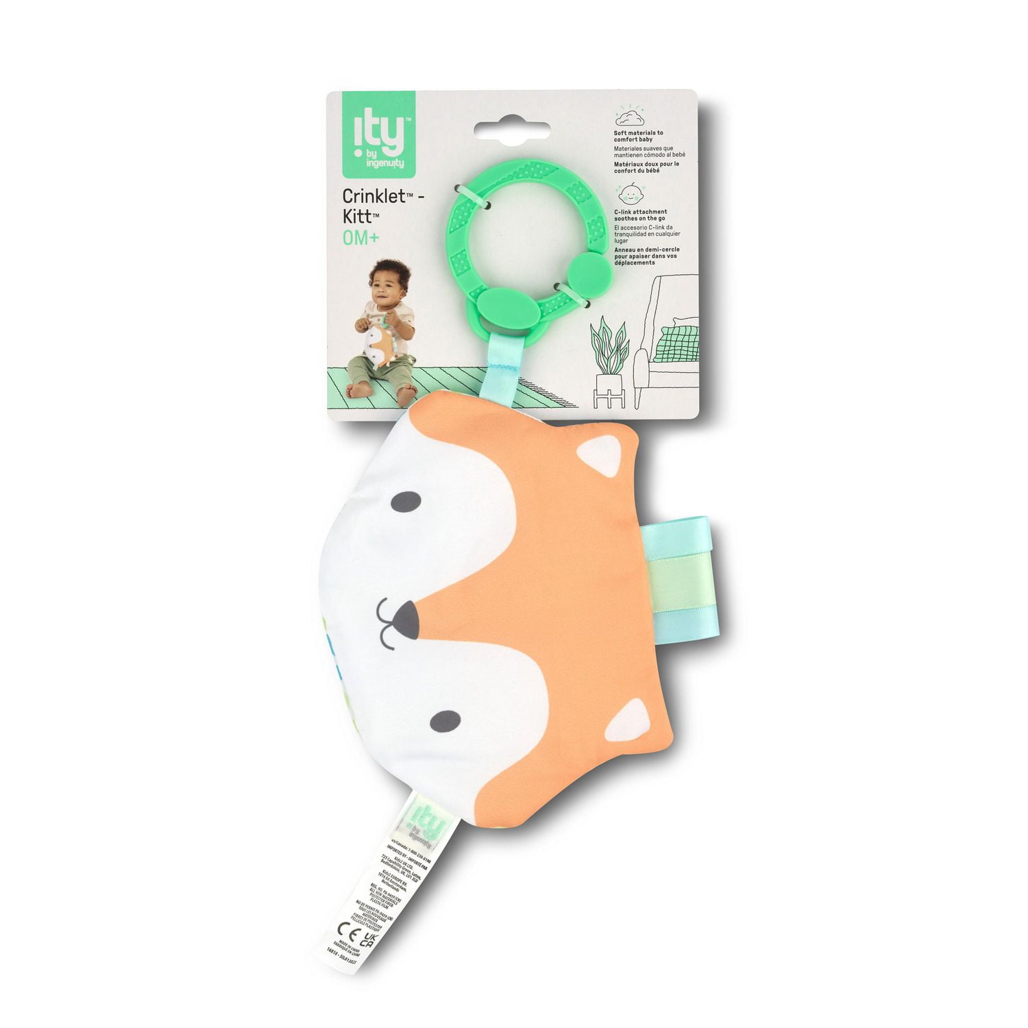 ITY by Ingenuity Crinklet - Kitt Toy