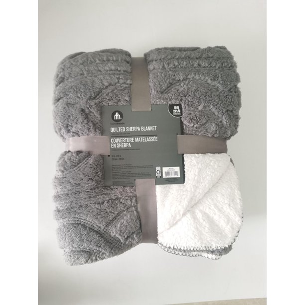 QUILTED SHERPA BLANKET Walmart.ca