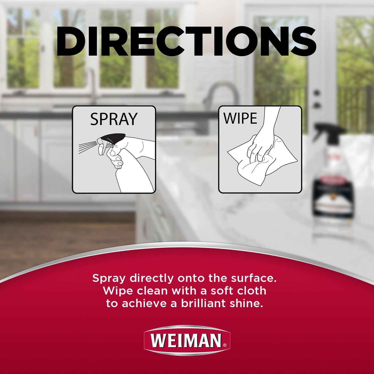 Weiman Quartz Clean & Shine Spray, Weiman Quartz Clean & Shine