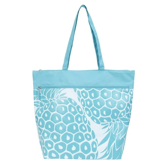 Time And Tru Beach Tote - Pineapples