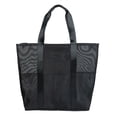 thumbnail image 1 of Time & Tru Mesh Tote Bag, Lightweight Multipurpose Design with Multiple Slip Pockets, Inner Zipper Pocket, Washable and Foldable with Shoulder Straps, 1 of 6