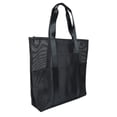 thumbnail image 3 of Time & Tru Mesh Tote Bag, Lightweight Multipurpose Design with Multiple Slip Pockets, Inner Zipper Pocket, Washable and Foldable with Shoulder Straps, 3 of 6