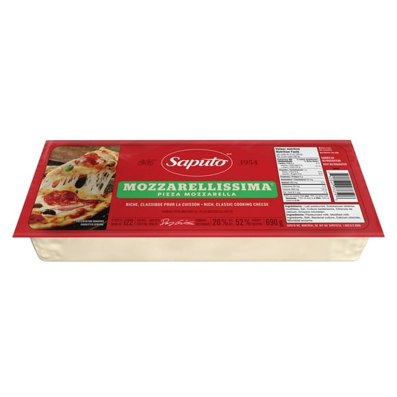 Saputo Mozzarellissima Pizza Mozzarella Cheese