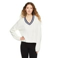 thumbnail image 1 of No Boundaries Women's Varsity Sweater, 1 of 1