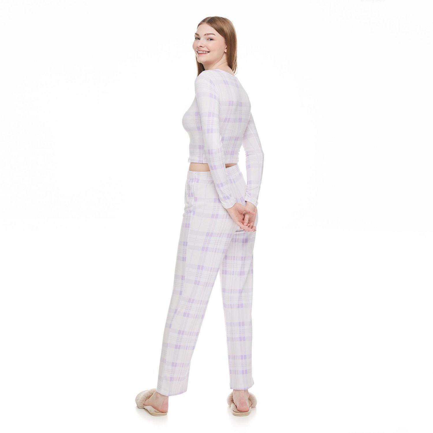 No Boundaries Women's Cardigan and Pant 2-Piece Set