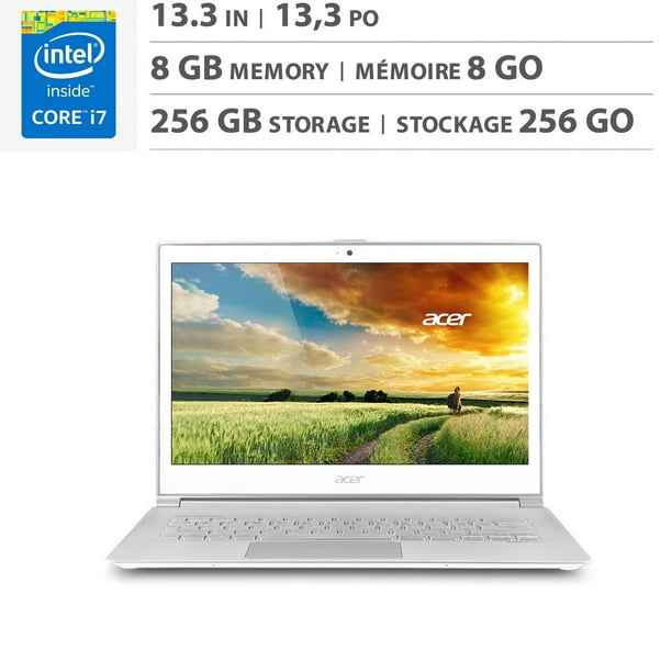 Ordinateur portatif Aspire S7-393-7810 d'Acer 13, 3 po avec processeur Intel Core i7-5500U