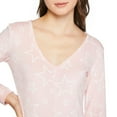 thumbnail image 4 of No Boundaries Women's Velour Sleep Romper, 4 of 6