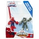 Figurines articulées de Spider-Man et de Rhino de Marvel Super Hero Adventures par Playskool Heroes – image 1 sur 2