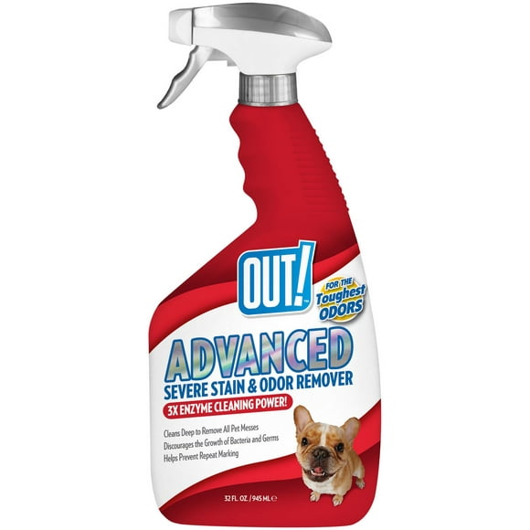 Éliminateur de taches et d'odeurs puissant avancé OUT! 945 ml