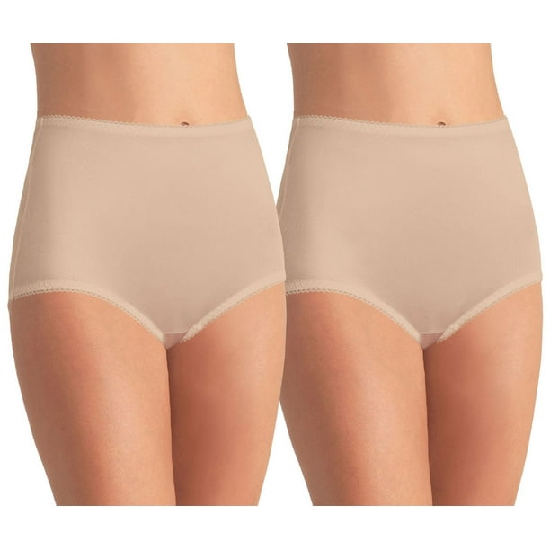 Vassarette® Women's Undershapers Brief Cut Light Control Panty in a 2 pack  