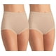 Vassarette® Undershapers Culotte courte maintien léger pour femmes en paquet de 2 – image 1 sur 1