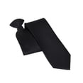 thumbnail image 1 of George Men’s Solid Black Redi Knot Clip-On Tie, 1 of 2