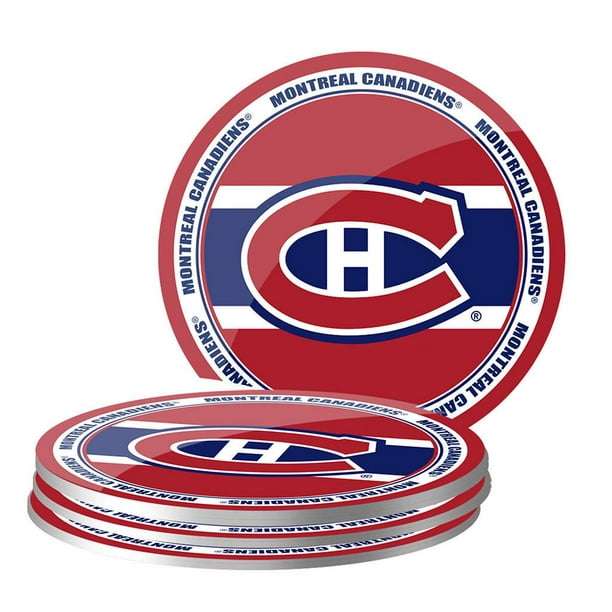 Ens. sous-verres à logo des Canadiens de Montréal de la LNH