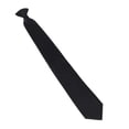 thumbnail image 2 of George Men’s Solid Black Redi Knot Clip-On Tie, 2 of 2