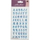 Sticko collant alphabet mini bleu poudre – image 1 sur 1