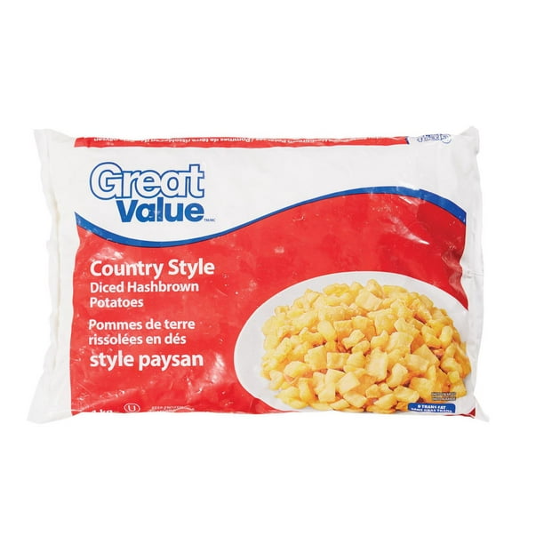 Great Value Country Style Diced Hashbrown Potatoes Walmart.ca