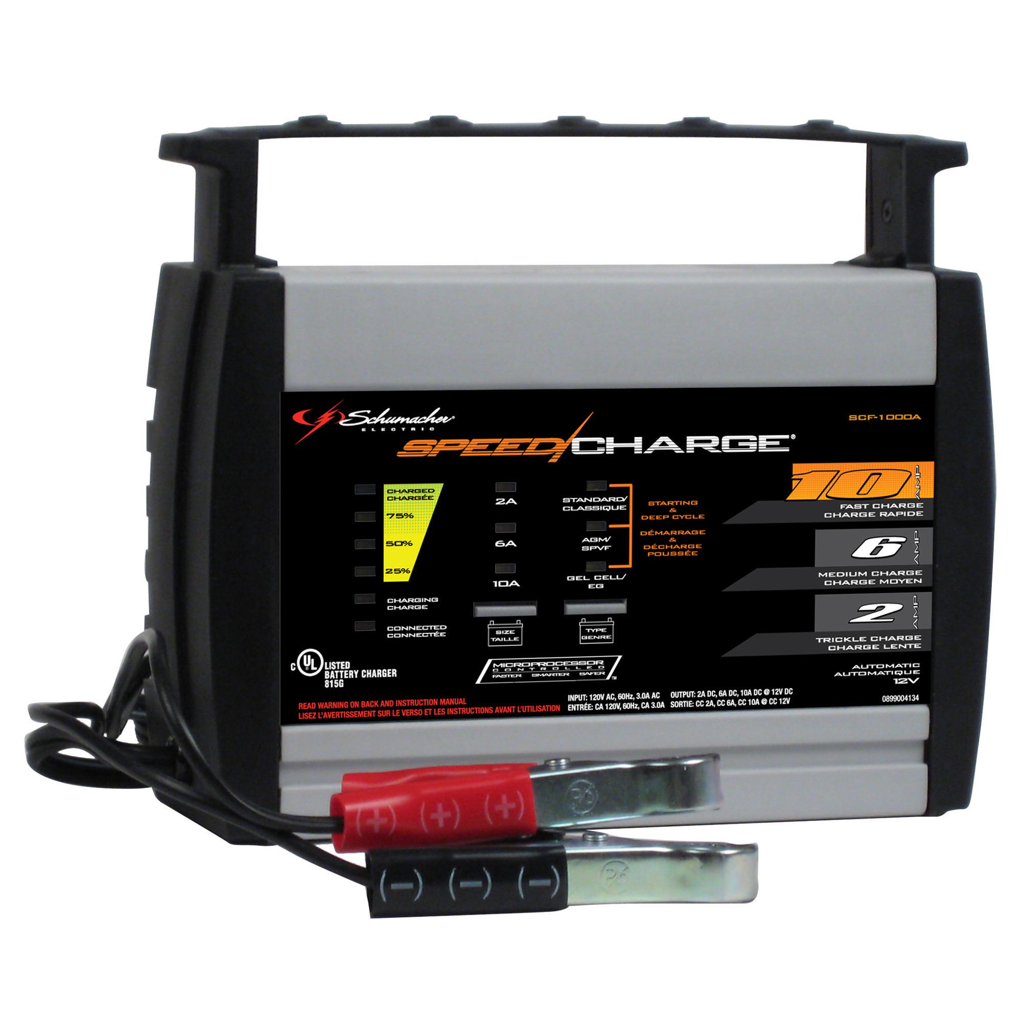 schumacher battery maintainer walmart