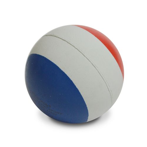 red white blue ball