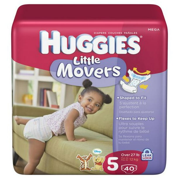 Little Movers de Huggies méga format
