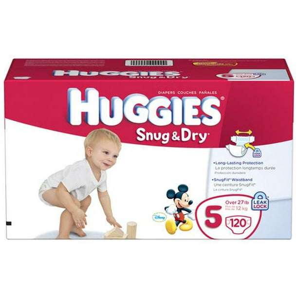 Grande boîte de couches Snug & Dry de Huggies