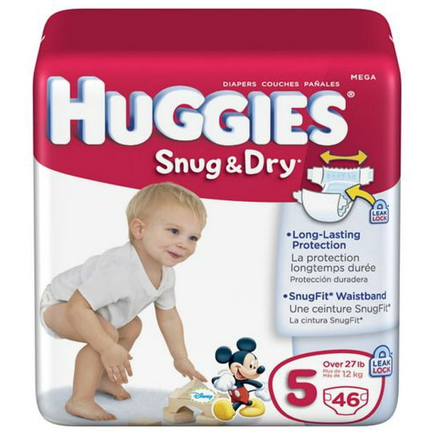 Couches Snug & Dry méga de Huggies