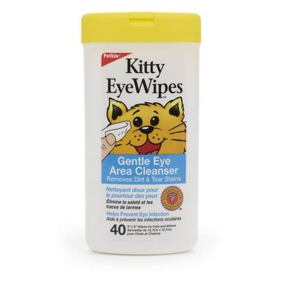 Petkin Kitty Eyewipes - 40ct