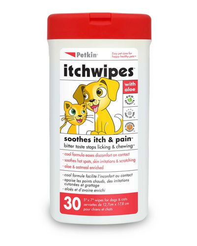 Petkin 2025 itch wipes