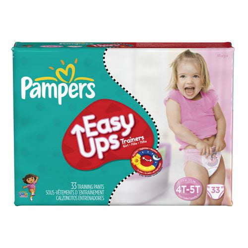 Pampers Easy Ups Training Pants Girls and Boys, 5T-6T, 46 Count