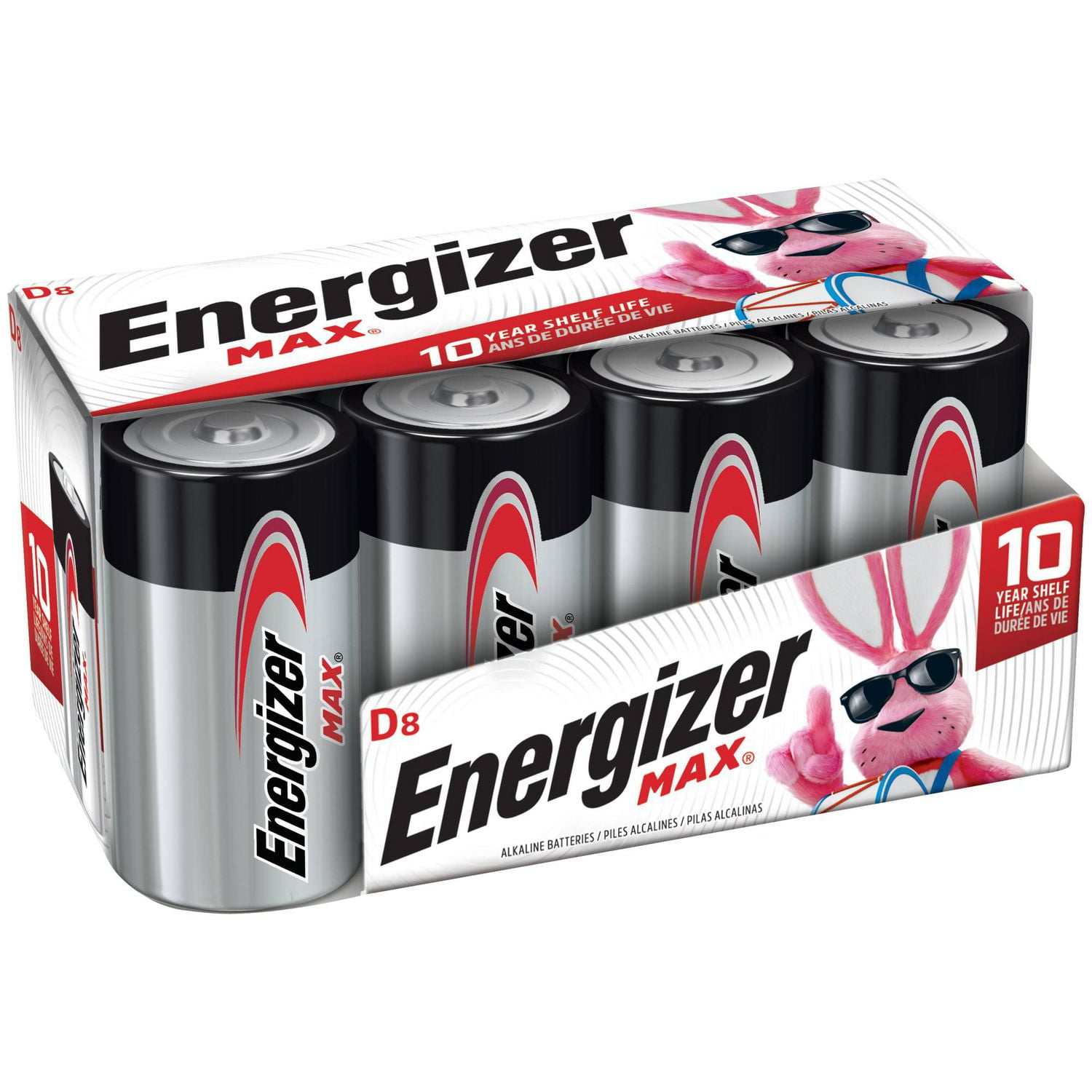 Energizer MAX Alkaline D Batteries, 8 Pack | Walmart Canada