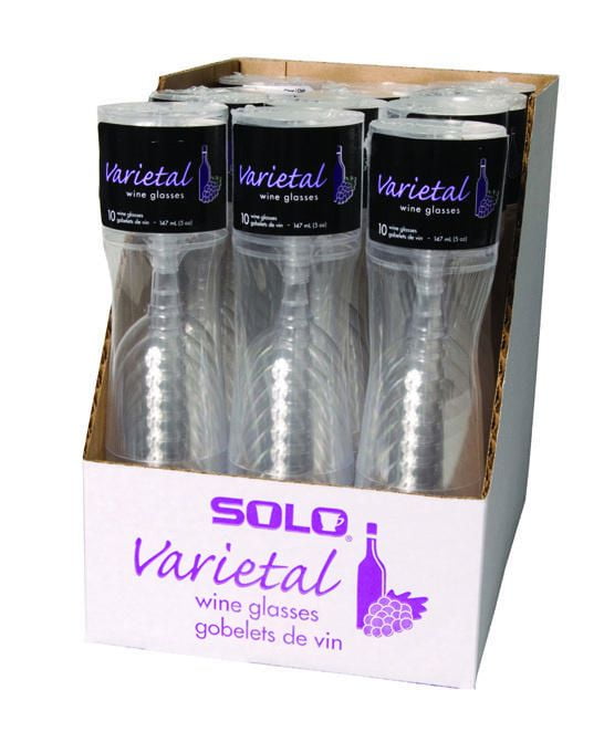 SOLO® VARIETAL 5OZ PLASTIC WINE GLASSES Walmart Canada