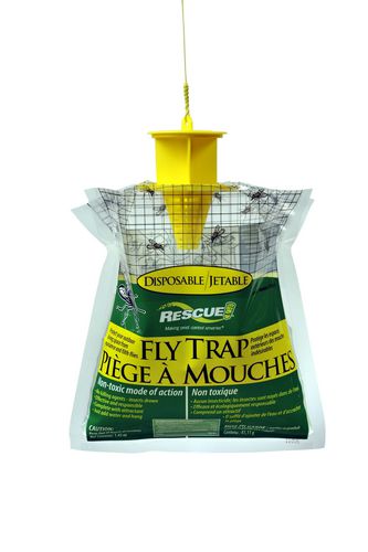 Lot de 8 pièges à mouches jetables pour le sauvetage des mouches avec eau à suspendre pour le contrôle des insectes en intérieur et extérieur 
