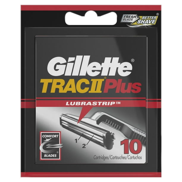 Lames de rasoir de rechange Gillette TRAC II Plus