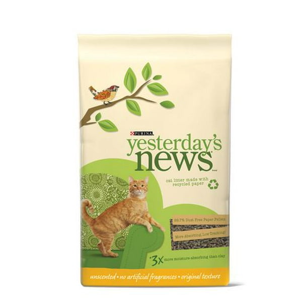 Yesterday's News Paper Pellets Cat Litter 12 kg Walmart.ca