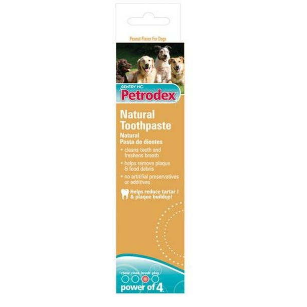 Dentifrice Natural Peanut Petrodex pour les chiens