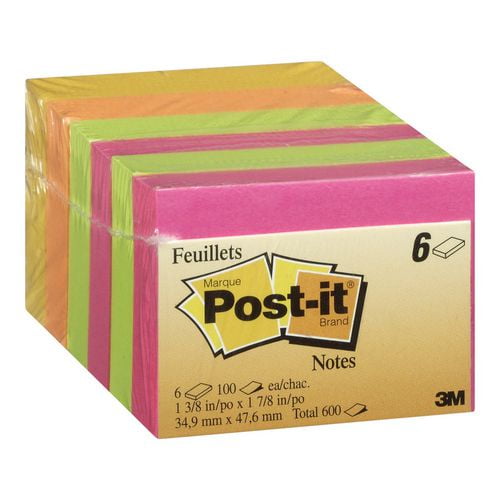 1 inch post it notes