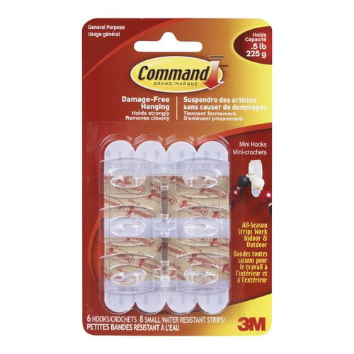 Command™ Mini Hooks, Waterproof Walmart.ca