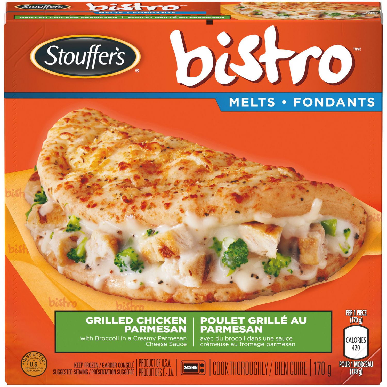 Stouffer S Bistro Melts Grilled Chicken Parmesan Walmart Canada