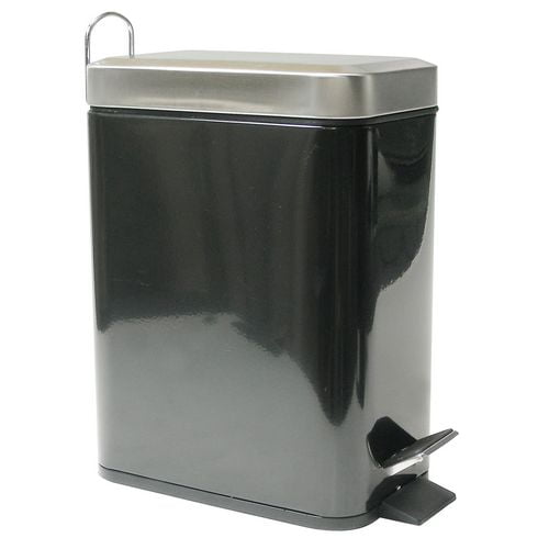 5 L Step Garbage Can Black Walmart Canada