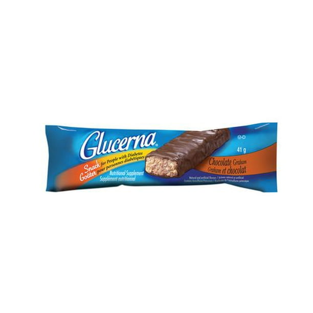 Glucerna Barre nutritive - Graham et chocolat 41g